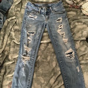 American eagle jeans size 0